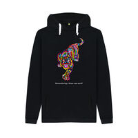 Chila Kumari Singh Burman: Tiger Drawing hoodie